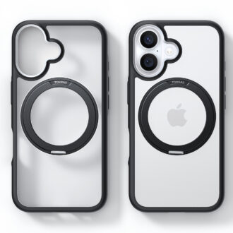 Torras - Ostand R Fusion MagSafe Series - iPhone 16 Plus - Black