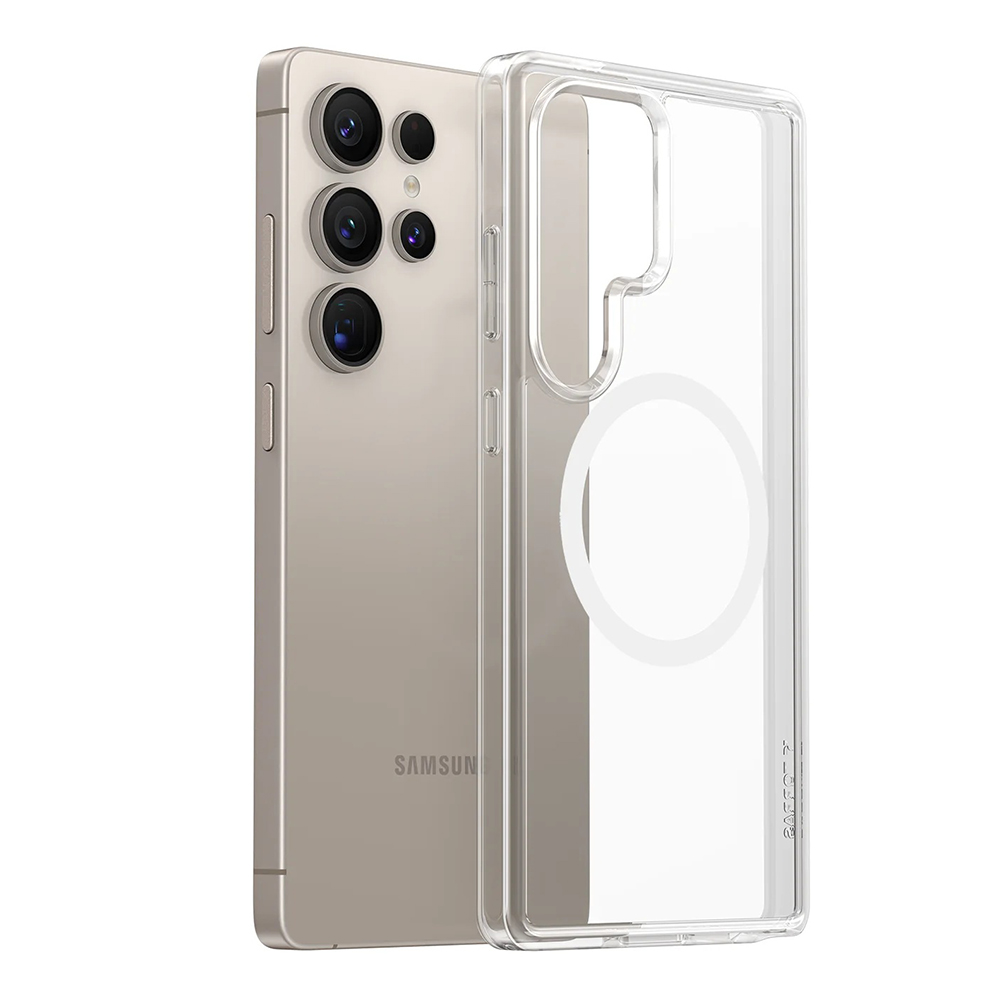 Torras - Guardian Magnetic Series - Samsung Galaxy S25 Ultra - Clear