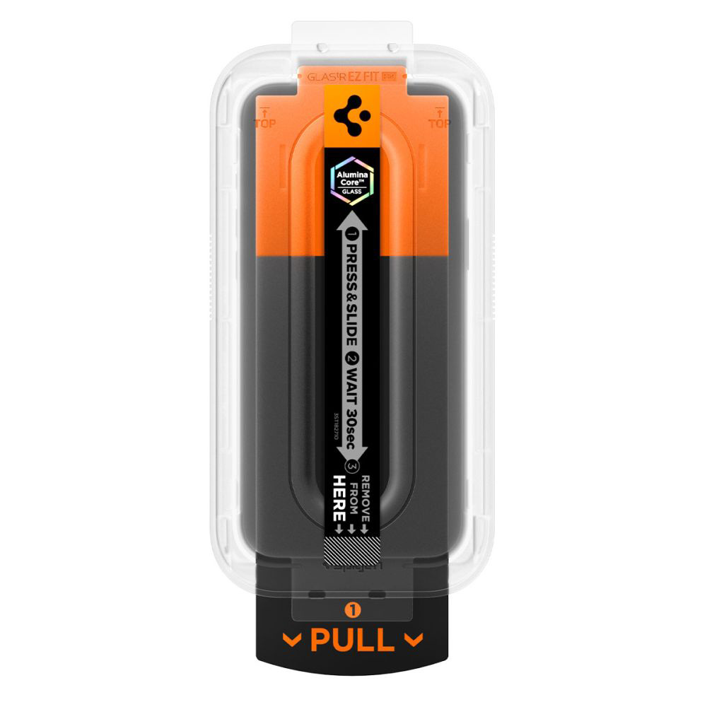 Spigen - Glas.tR EZ-FIT Pro HD (AGL10098) - iPhone 16 Pro / iPhone 17 / iPhone 17 Pro - Privacy