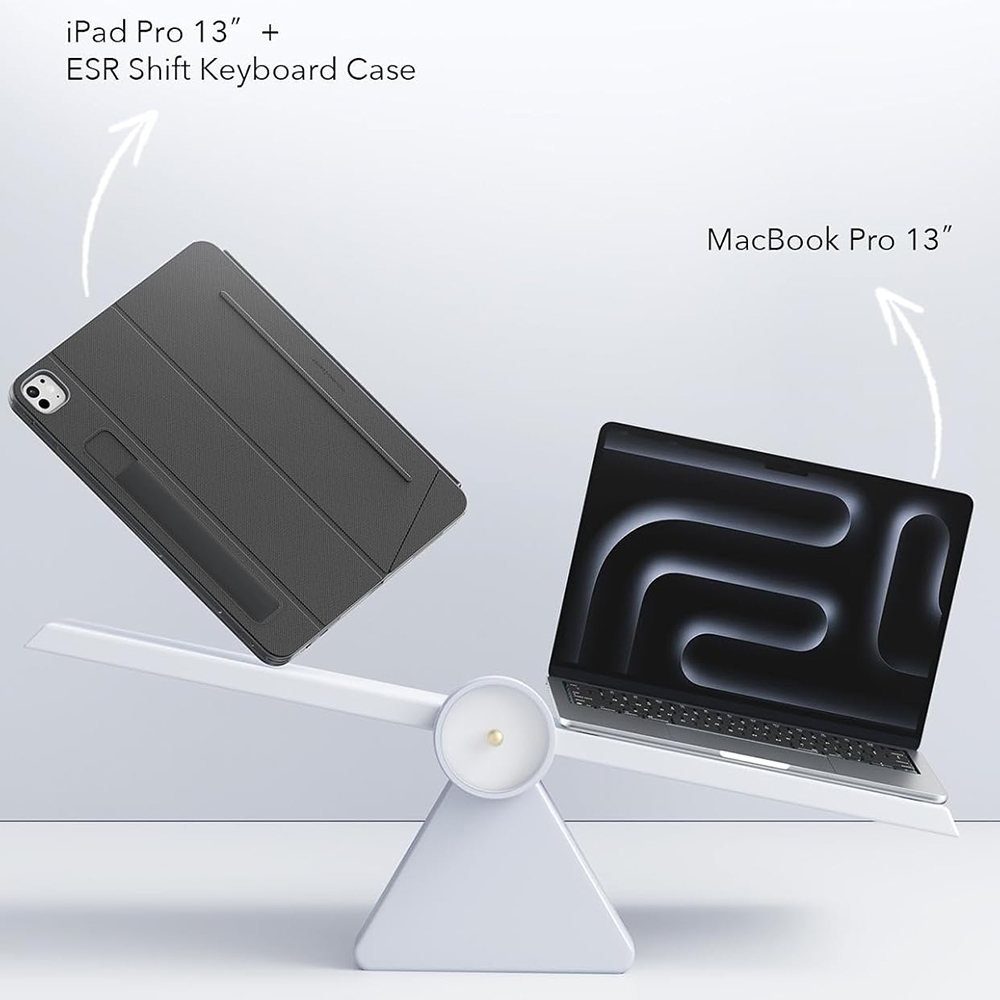 ESR - Shift Keyboard Case - iPad Air 4 (2020) / Air 5 (2022) / Air 11 (2024) / Air 11 (2025) / Air 11 (2026) - Dark Gray