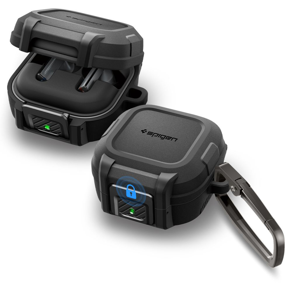Spigen - Lock Fit (ACS11202) - Samsung Galaxy Buds 4 / Buds 4 Pro - Matte Black