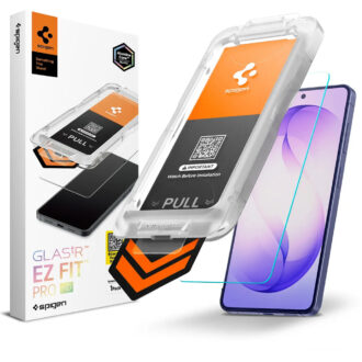 Spigen - Glas.tR EZ-FIT Pro HD (AGL11097) - Samsung Galaxy S26 - Clear
