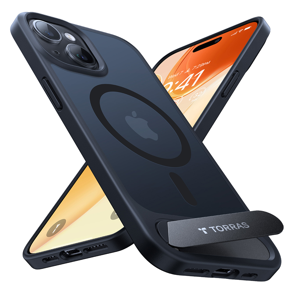 Torras - Pstand MagSafe - iPhone 15 - Black