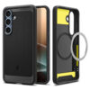 Spigen - Rugged Armor MagSafe (ACS08998) - Samsung Galaxy S25 - Matte Black