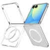 Spigen - Air Skin MagSafe (ACS09556) - Samsung Galaxy Z Flip7 - Crystal Clear / White