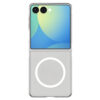 Spigen - Air Skin MagSafe (ACS09556) - Samsung Galaxy Z Flip7 - Crystal Clear / White