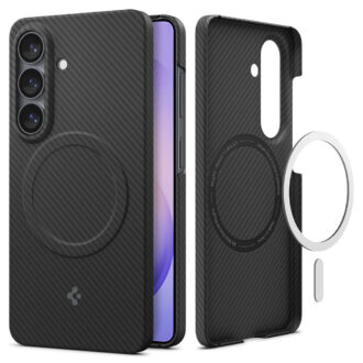 Spigen - Air Skin Aramid MagSafe (ACS11059) - Samsung Galaxy S26 - Black