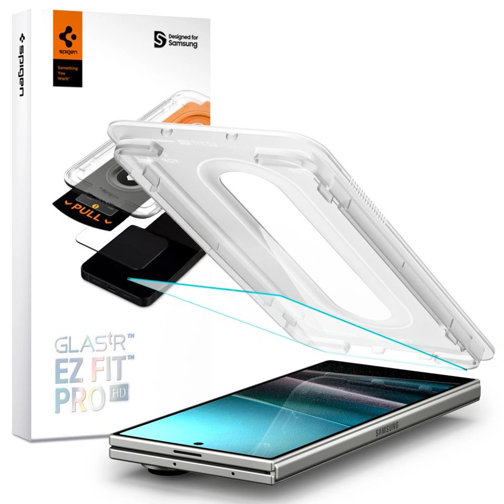 Spigen - Glas.tR EZ-FIT Pro HD (AGL09580) - Samsung Galaxy Z Fold7/ Z Fold8 Ultra - Clear