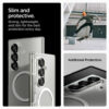 Spigen - Air Skin MagSafe (ACS09545) - Samsung Galaxy Z Fold7 - Crystal Clear / White