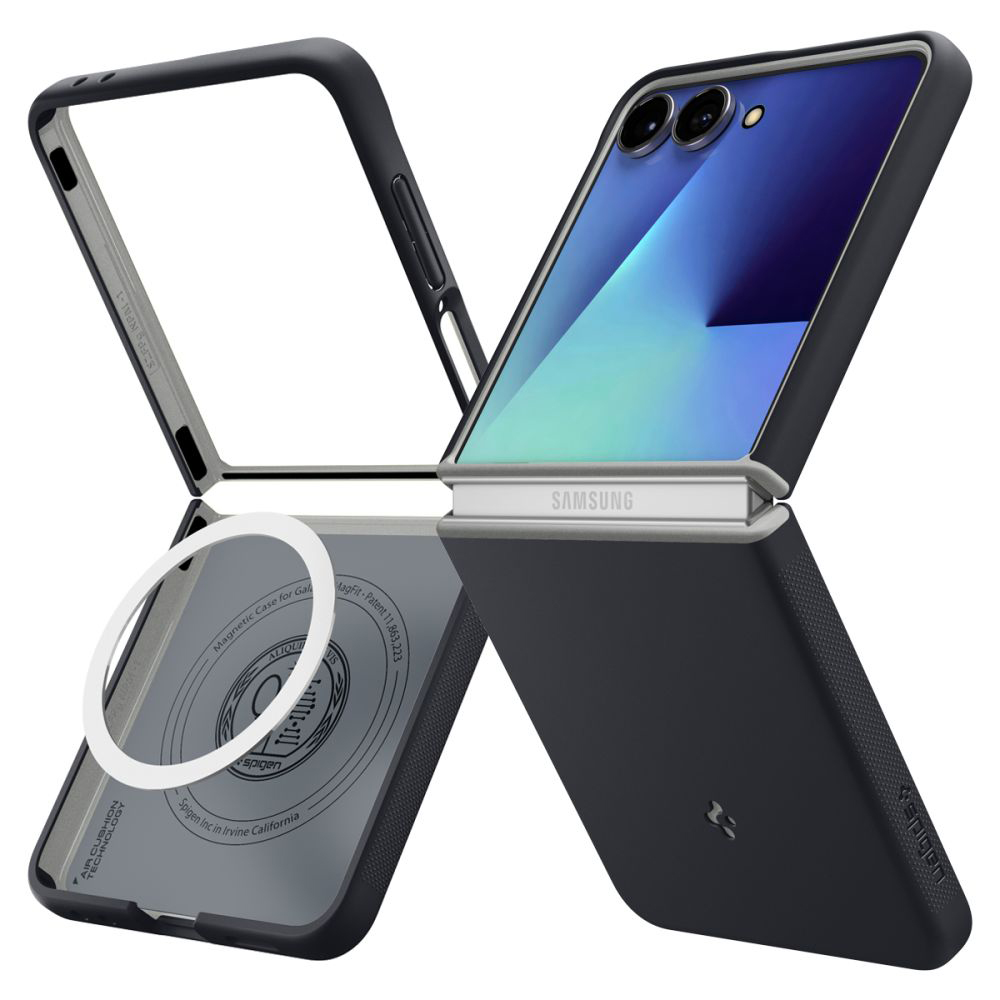 Spigen - Caseology Nano Pop MagSafe (ACS11158) - Samsung Galaxy Z Flip7 - Black Sesame