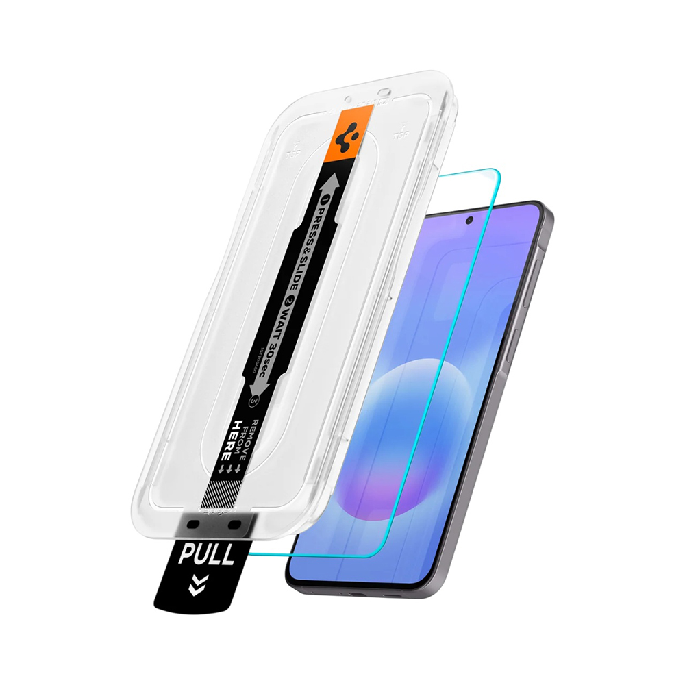 Spigen - (2 pack) Glas.tR EZ-FIT Pro (AGL11397) - Samsung Galaxy A57 5G - Clear