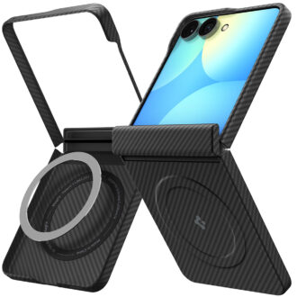 Spigen - Air Skin Aramid MagSafe (ACS11513) - Samsung Galaxy Z Flip8 - Black