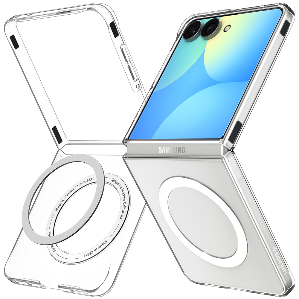 Spigen - Air Skin MagSafe (ACS11521) - Samsung Galaxy Z Flip8 - Clear White