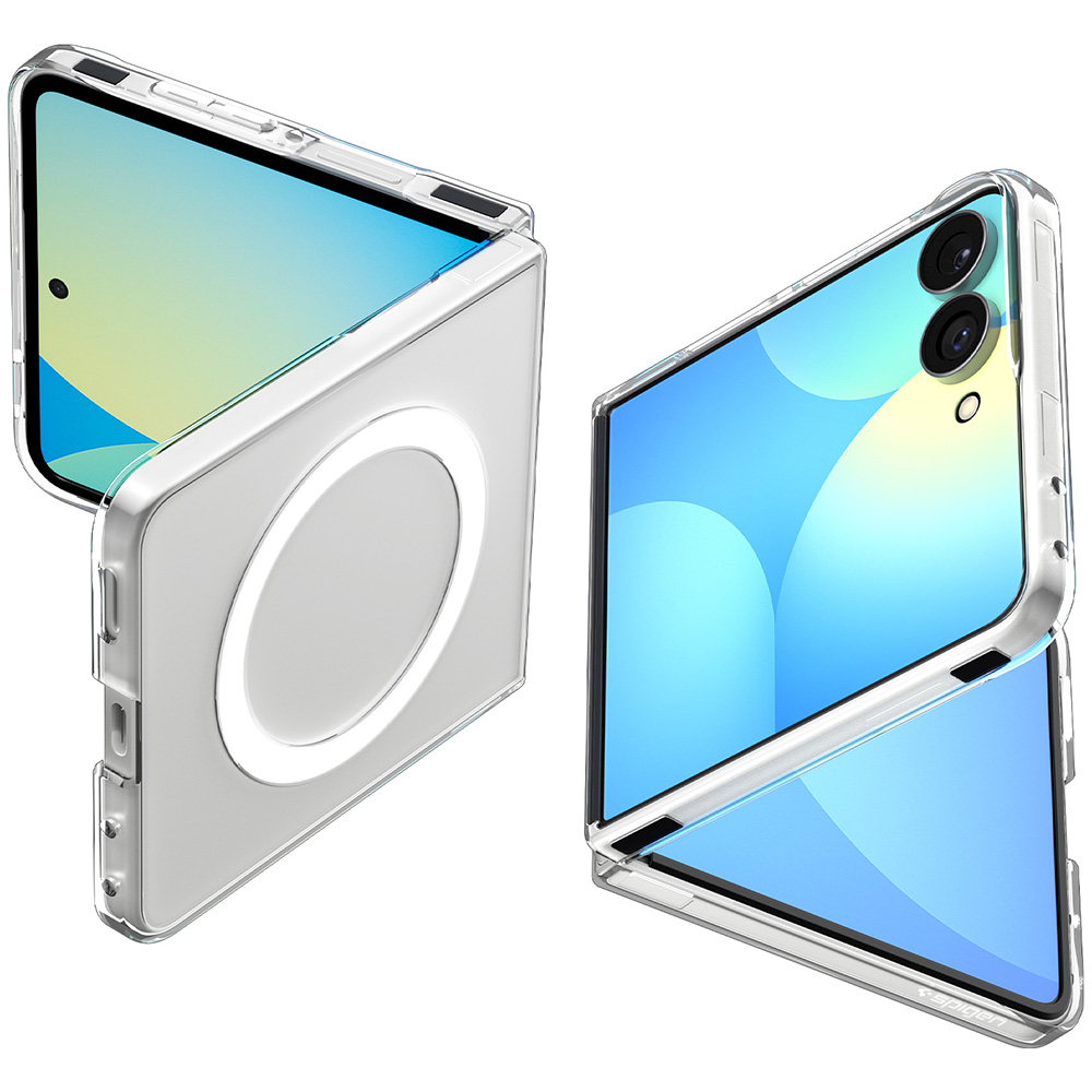 Spigen - Air Skin MagSafe (ACS11521) - Samsung Galaxy Z Flip8 - Clear White