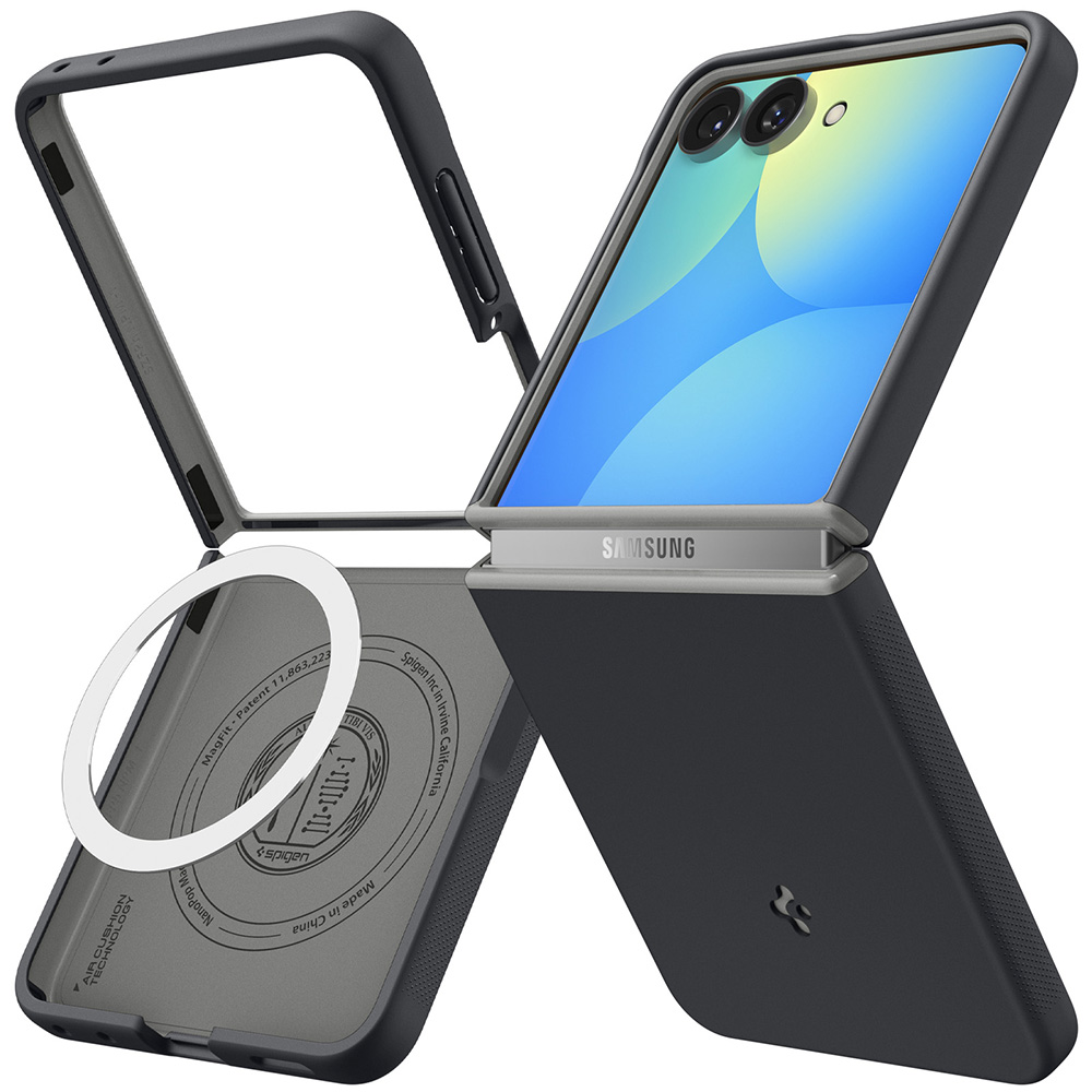 Spigen - Caseology Nano Pop MagSafe (ACS11523) - Samsung Galaxy Z Flip8 - Black Sesame