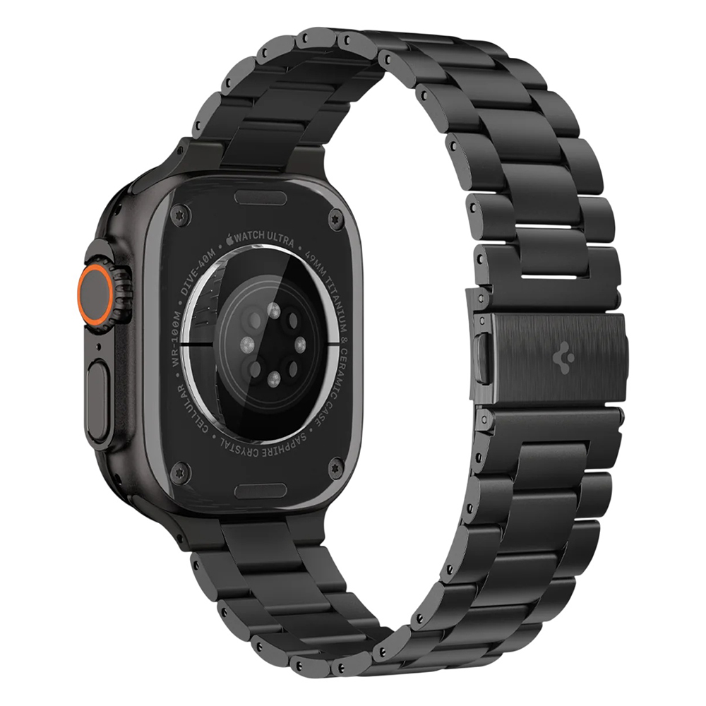 Spigen - Modern Fit - (AMP11577) Apple Watch 4/5/6/7/8/9/10/SE/SE 2/Ultra/Ultra 2/Ultra 3 (42/44/45/46/49mm) - Titanium Black