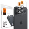 Spigen - (2 pack) Optik.tR EZ Fit Pro Camera Glass (AGL07921) - iPhone 17 / iPhone 16 Plus / iPhone 16 - Black