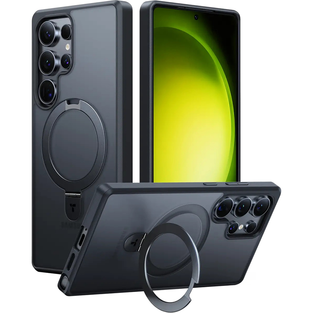 Torras - Ostand MagSafe Series - Samsung Galaxy S25 Ultra - Black