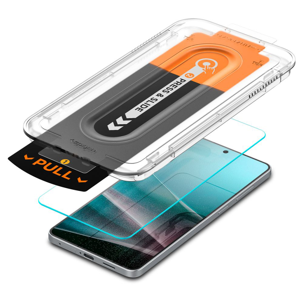 Spigen - Glas.tR EZ-FIT Pro (AGL09411) - Samsung Galaxy S25 Edge - Clear