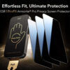 ESR - Corning Gorilla Glass UltraFit Privacy™ (3 pack) - iPhone 17 Pro - Black