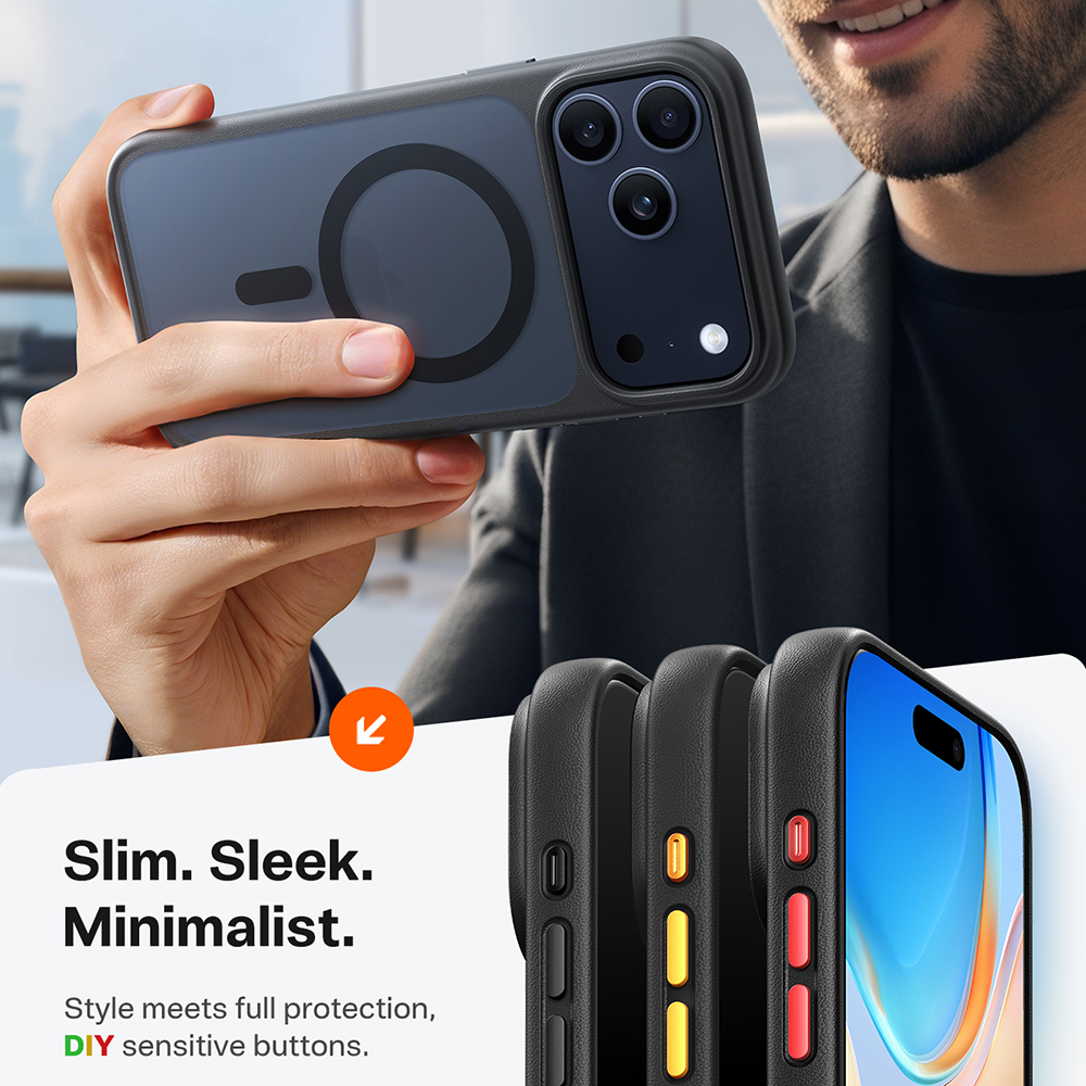 Torras - Guardian Magnetic Series - iPhone 17 Pro - Black