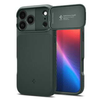 Spigen - Optik Armor MagSafe (ACS09901) - iPhone 18 Pro Max / iPhone 17 Pro Max - Abyss Green