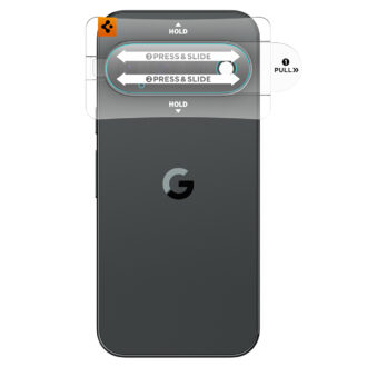 Spigen - (2 pack) Optik.tR EZ Fit Pro Camera Glass (AGL11479) - Google Pixel 11 - Black