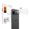 Spigen - (2 pack) Optik.tR EZ Fit Pro Camera Glass (AGL11489) - Google Pixel 11 Pro XL - Black