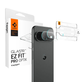 Spigen - (2 pack) Optik.tR EZ Fit Pro Camera Glass (AGL11489) - Google Pixel 11 Pro XL - Black