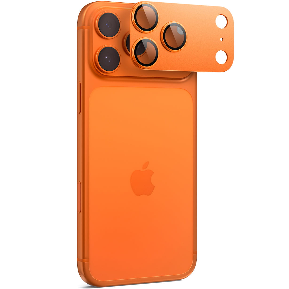 Spigen - Optik.tR EZ Fit Pro XL Camera Glass (AGL10650) - iPhone 17 Pro Max - Orange