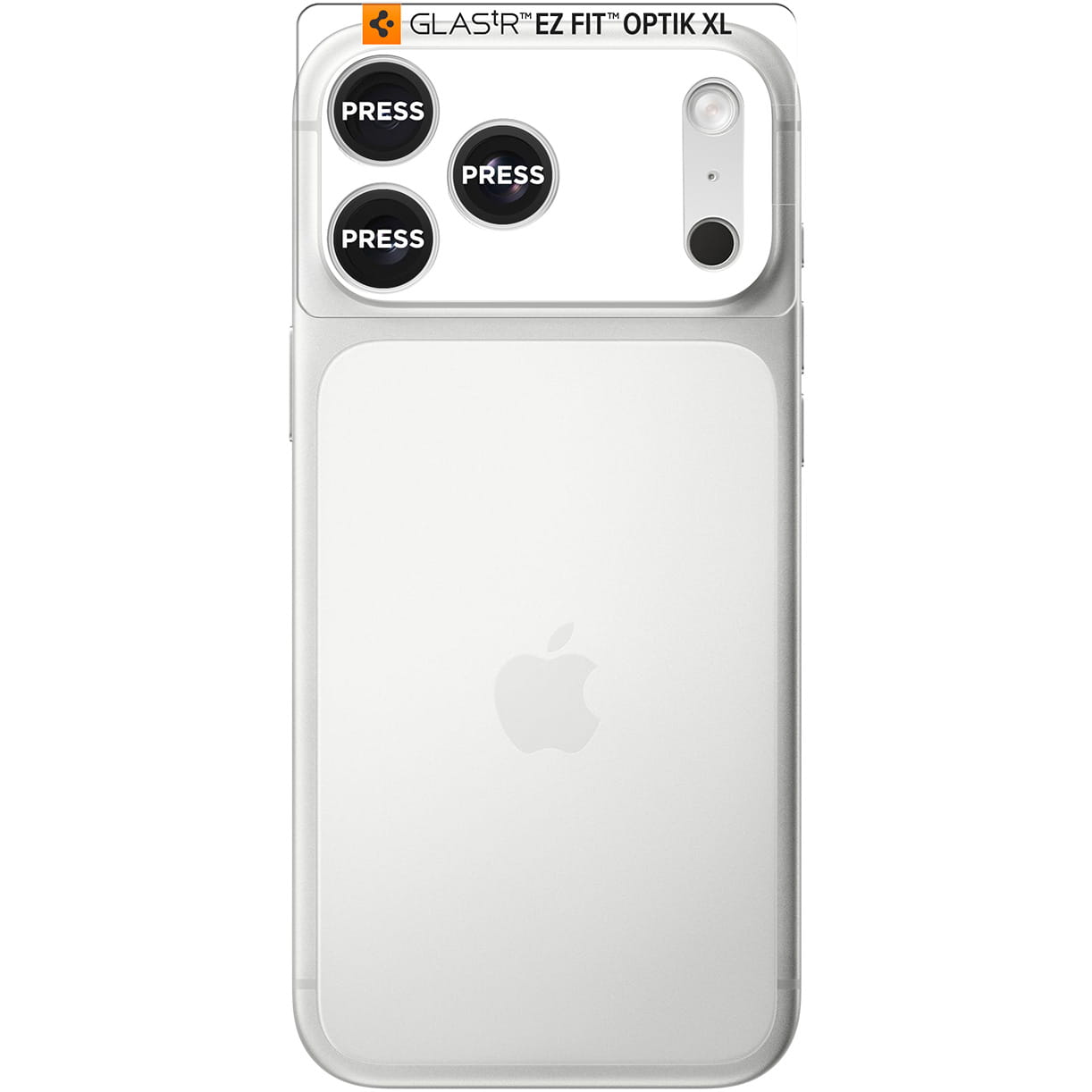 Spigen - Optik.tR EZ Fit Pro XL Camera Glass (AGL10652) - iPhone 17 Pro Max - Silver