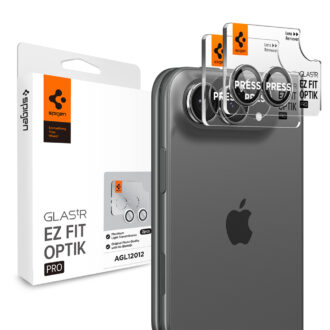 Spigen - (2 pack) Optik.tR EZ Fit Pro Camera Glass (AGL12012) - iPhone Duo - Star White