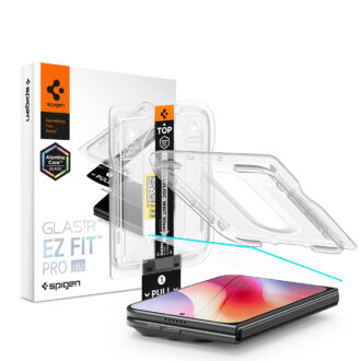 Spigen - Glas.tR EZ-FIT Pro HD (AGL12014) - iPhone Duo - Clear