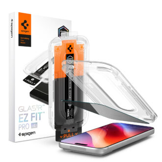 Spigen - Glas.tR EZ-FIT Pro HD (AGL12034) - iPhone 18 Pro Max - Privacy