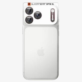 Spigen - Optik.tR EZ Fit Pro XL Camera Glass (AGL12040) - iPhone 18 Pro Max - Dark Cherry