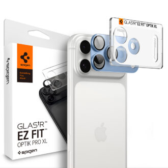 Spigen - Optik.tR EZ Fit Pro XL Camera Glass (AGL12037) - iPhone 18 Pro - Light Blue