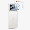 Spigen - Optik.tR EZ Fit Pro XL Camera Glass (AGL12041) - iPhone 18 Pro Max - Light Blue