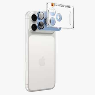 Spigen - Optik.tR EZ Fit Pro XL Camera Glass (AGL12041) - iPhone 18 Pro Max - Light Blue