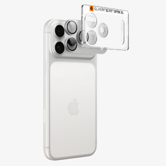 Spigen - Optik.tR EZ Fit Pro XL Camera Glass (AGL12042) - iPhone 18 Pro Max - Silver