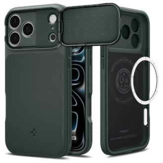 Spigen - Optik Armor MagSafe (ACS09954) - iPhone 18 Pro / iPhone 17 Pro - Abyss Green