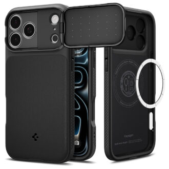 Spigen - Optik Armor MagSafe (ACS09900) - iPhone 17 Pro Max / iPhone 18 Pro Max - Black