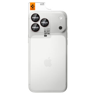 Spigen - (2 pack) Optik.tR EZ Fit Pro Camera Glass (AGL12044) - iPhone 18 Pro / iPhone 18 Pro Max - Dark Cherry