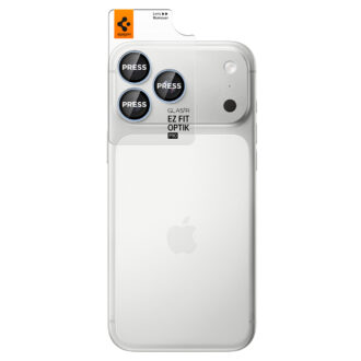 Spigen - (2 pack) Optik.tR EZ Fit Pro Camera Glass (AGL12045) - iPhone 18 Pro / iPhone 18 Pro Max - Light Blue