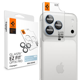 Spigen - (2 pack) Optik.tR EZ Fit Pro Camera Glass (AGL12045) - iPhone 18 Pro / iPhone 18 Pro Max - Light Blue