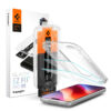 Spigen - (2 pack) Glas.tR EZ-FIT Pro HD (AGL12048) - iPhone 18 Pro Max / iPhone 17 Pro Max / iPhone 16 Pro Max - Clear