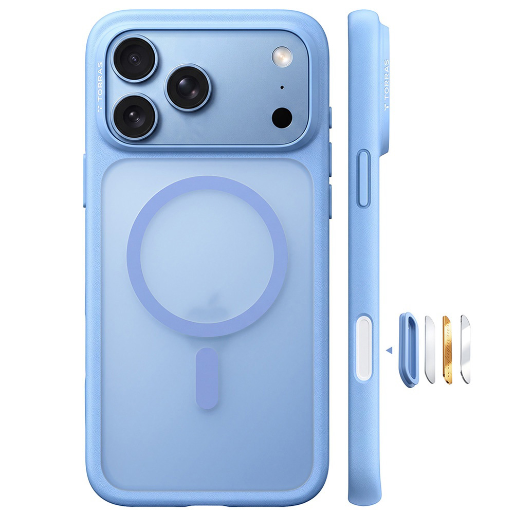 Torras - Guardian Magnetic Series - iPhone 18 Pro Max / iPhone 17 Pro Max - Blue