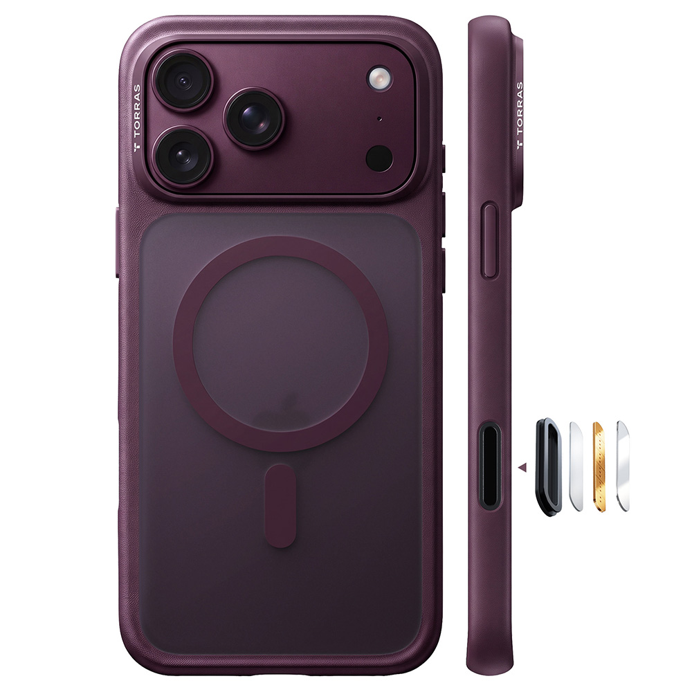 Torras - Guardian Magnetic Series - iPhone 18 Pro / iPhone 17 Pro - Purple