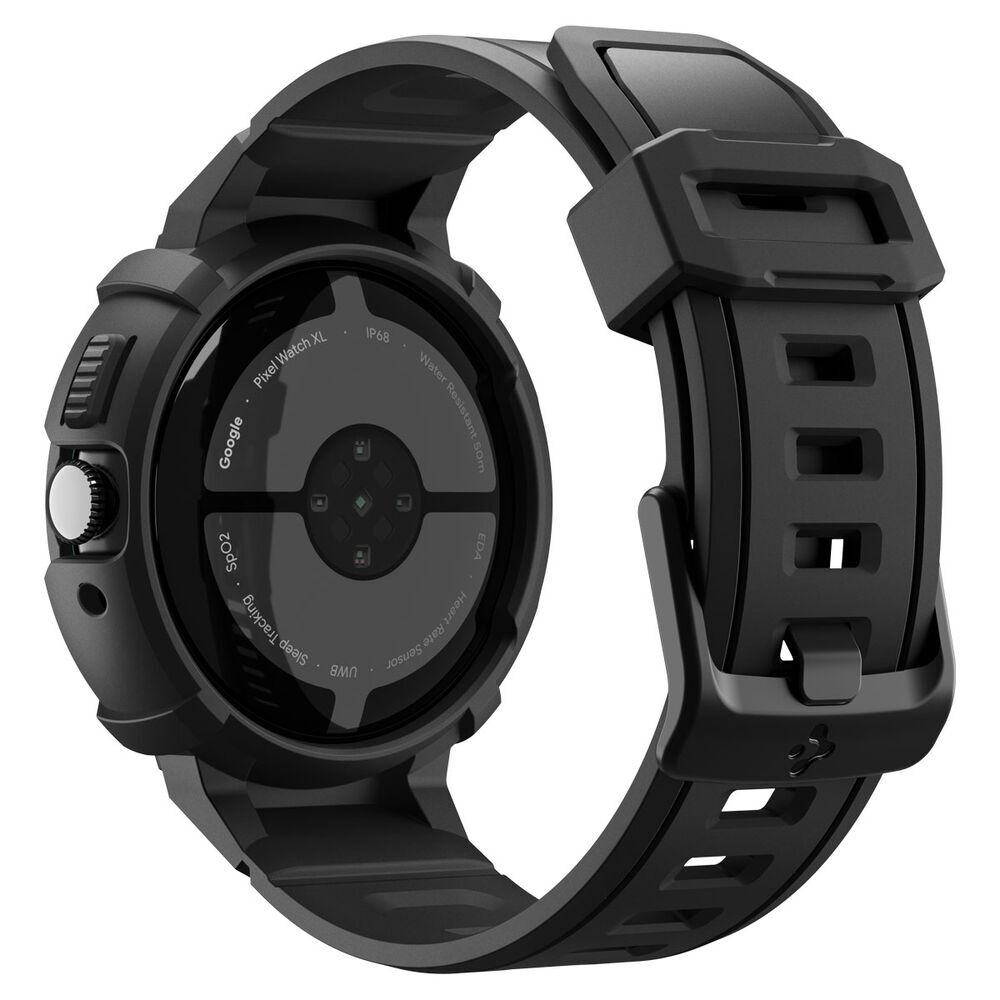 Spigen - Rugged Armor Pro (ACS11223) - Google Pixel Watch 5 45mm / Watch 4 45mm - Black