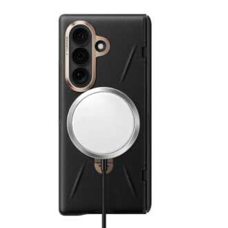 Torras - QPRO Leather Series - Samsung Galaxy Z Fold8 Ultra - Black