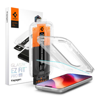Spigen - Glas.tR EZ-FIT Pro HD (AGL10095) - iPhone 18 Pro Max / iPhone 17 Pro Max / iPhone 16 Pro Max - Clear